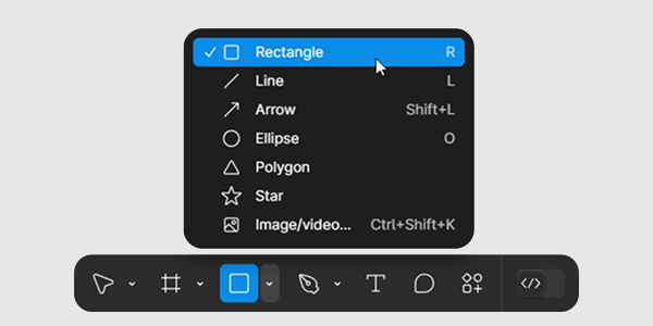 Step 1: Creating a rectangle for focus state